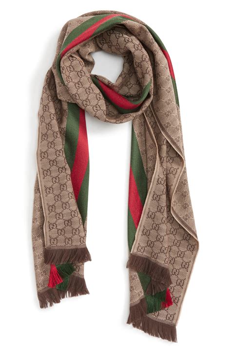 gucci men's wool scarf|gucci wool scarf sale.